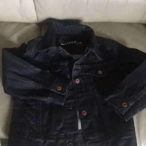 Gap Kids Dark wash denim jacket size xs